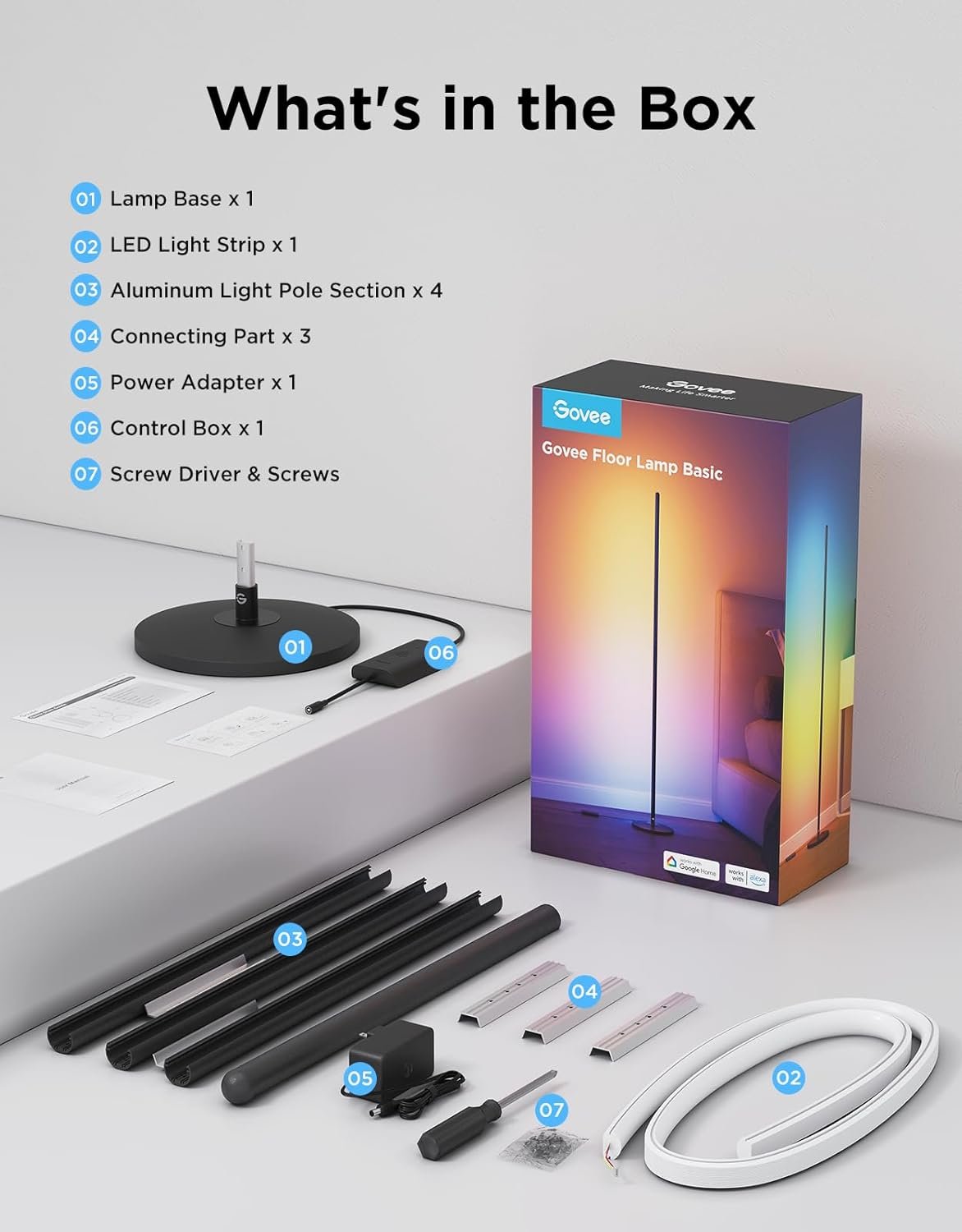 Govee RGBIC Floor Lamp Review