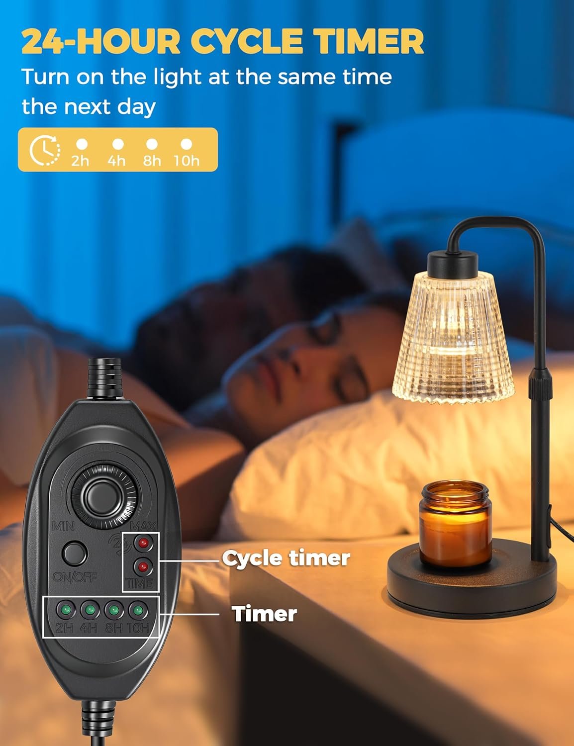 Dimmable Candle Warmer Lamp