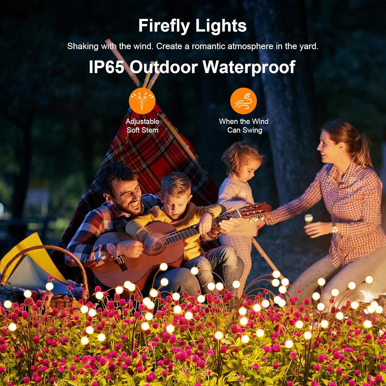 Outdoor Firefly Swaying Solar Lights